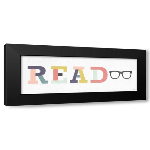 Read 2 Black Modern Wood Framed Art Print by Louise, Gigi