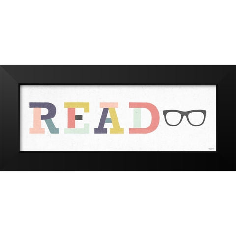 Read 2 Black Modern Wood Framed Art Print by Louise, Gigi