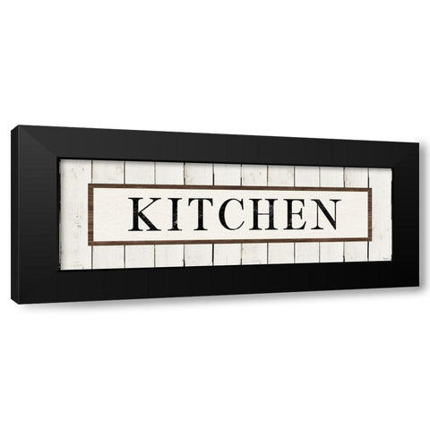 Kitchen Black Modern Wood Framed Art Print by Louise, Gigi