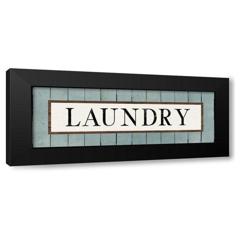 Laundry Black Modern Wood Framed Art Print with Double Matting by Louise, Gigi