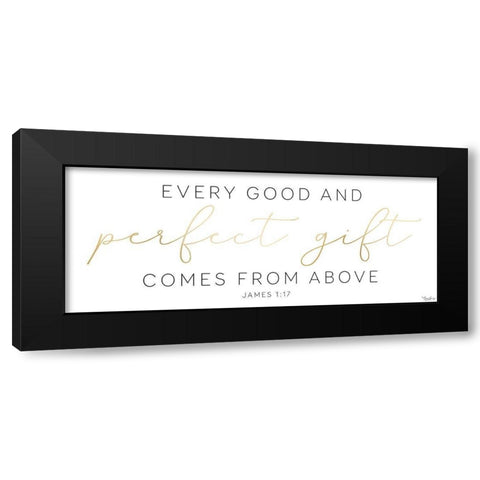 Perfect Gift Black Modern Wood Framed Art Print by Louise, Gigi