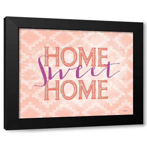 Home Sweet Black Modern Wood Framed Art Print with Double Matting by Louise, Gigi