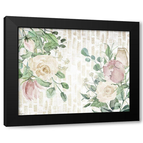 Neutral Flower Black Modern Wood Framed Art Print by Louise, Gigi