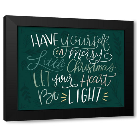 Be Light Color Black Modern Wood Framed Art Print by Louise, Gigi