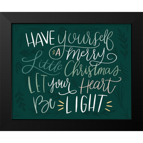 Be Light Color Black Modern Wood Framed Art Print by Louise, Gigi