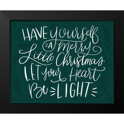 Be Light White Black Modern Wood Framed Art Print by Louise, Gigi