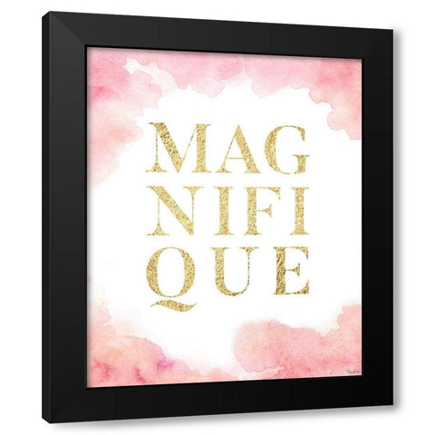 Magnifique Black Modern Wood Framed Art Print with Double Matting by Louise, Gigi