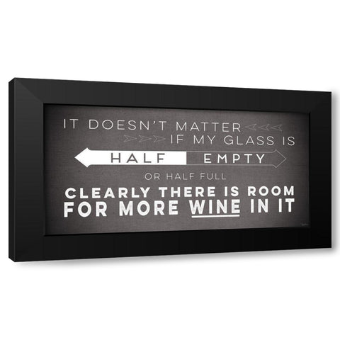Glass Gray Black Modern Wood Framed Art Print with Double Matting by Louise, Gigi
