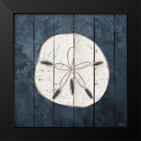 Dream Sand Dollar 2 Black Modern Wood Framed Art Print by Louise, Gigi