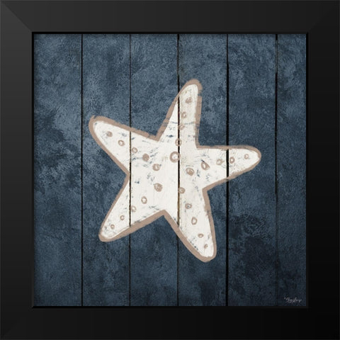 Relax Star 2 Black Modern Wood Framed Art Print by Louise, Gigi