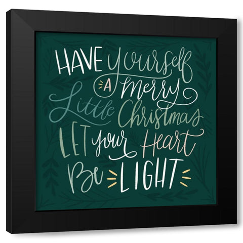 Be Light Color Black Modern Wood Framed Art Print by Louise, Gigi