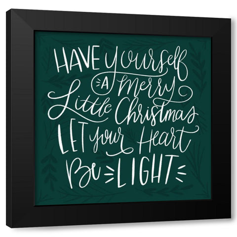 Be Light White Black Modern Wood Framed Art Print by Louise, Gigi