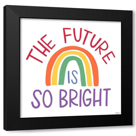 Future Bright Traditional Black Modern Wood Framed Art Print with Double Matting by Louise, Gigi