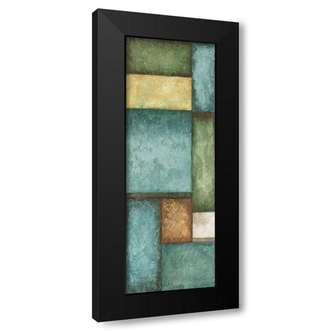 Rectangles Left Black Modern Wood Framed Art Print by Emery, Kristin