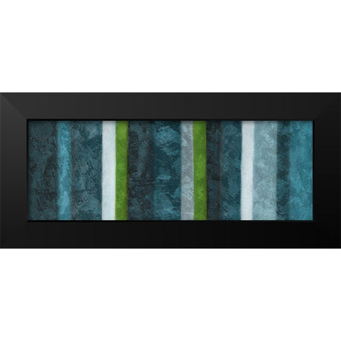 Morroccan Stripes Combined 1 Black Modern Wood Framed Art Print by Emery, Kristin
