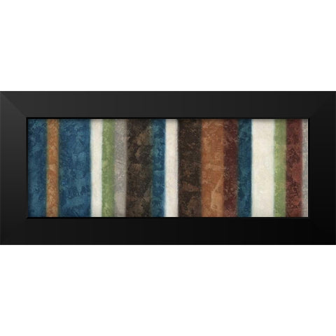 Morroccan Stripes I Black Modern Wood Framed Art Print by Emery, Kristin