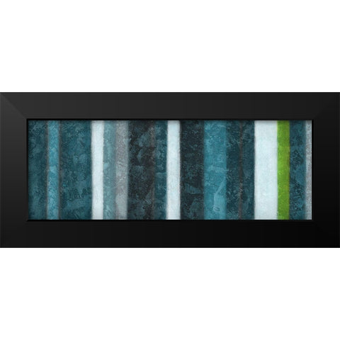 Morroccan Stripes Combined 2 Black Modern Wood Framed Art Print by Emery, Kristin