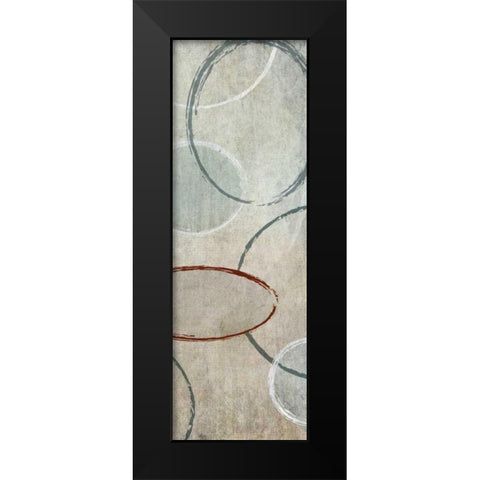 Mod I Black Modern Wood Framed Art Print by Emery, Kristin