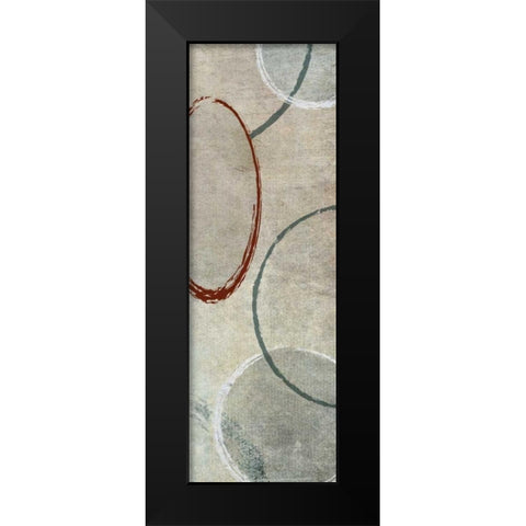 Mod II Black Modern Wood Framed Art Print by Emery, Kristin