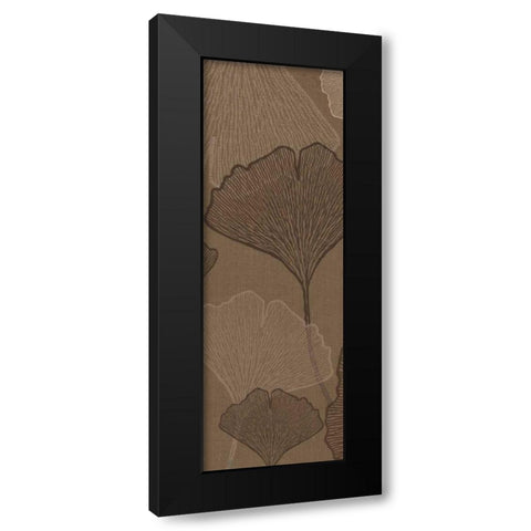 Falling Flowers II Black Modern Wood Framed Art Print by Emery, Kristin