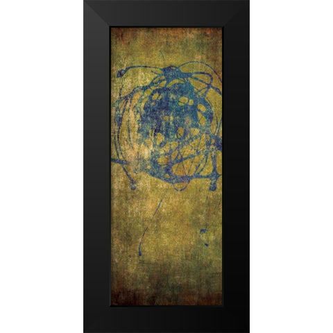 Color Splash I Black Modern Wood Framed Art Print by Emery, Kristin