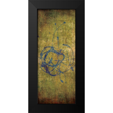 Color Splash II Black Modern Wood Framed Art Print by Emery, Kristin