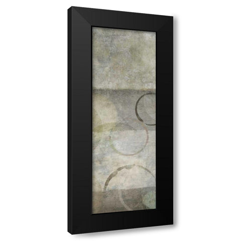 Circles and Patterns I Black Modern Wood Framed Art Print with Double Matting by Emery, Kristin