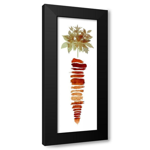 Carrot I Black Modern Wood Framed Art Print with Double Matting by Emery, Kristin