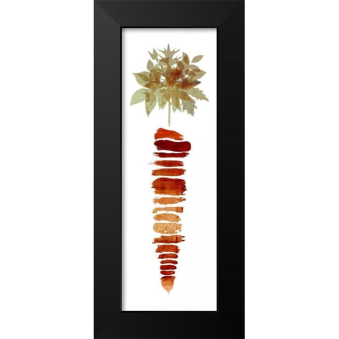 Carrot I Black Modern Wood Framed Art Print by Emery, Kristin
