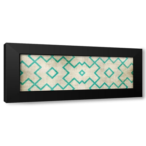 Pattern Black Modern Wood Framed Art Print by Emery, Kristin