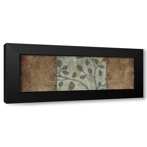 Rustic Leaves I Black Modern Wood Framed Art Print by Emery, Kristin