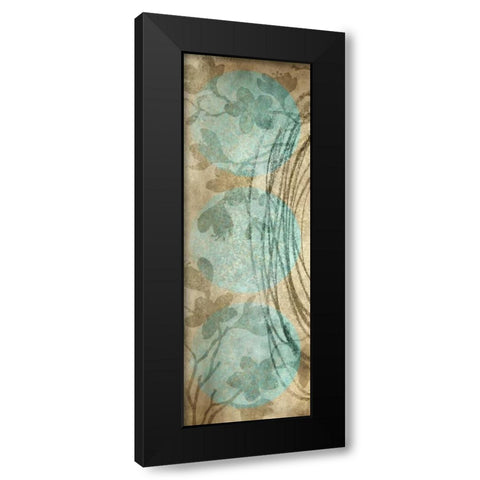 Paradise Moon Black Modern Wood Framed Art Print by Emery, Kristin