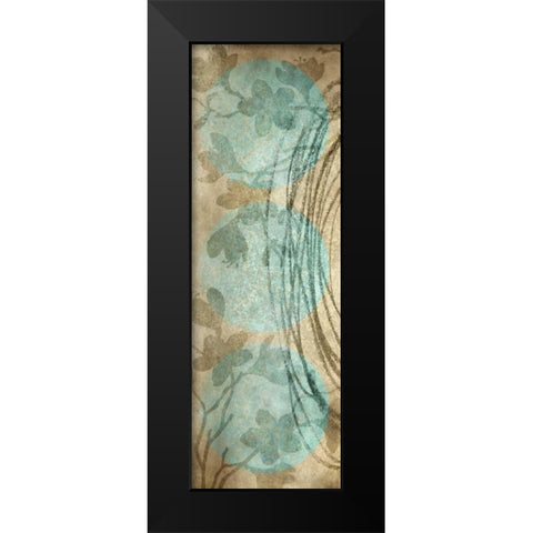Paradise Moon Black Modern Wood Framed Art Print by Emery, Kristin