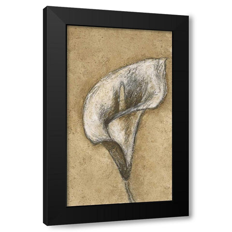 Lily I Black Modern Wood Framed Art Print by Emery, Kristin