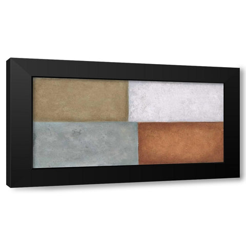 4Tile 2 Black Modern Wood Framed Art Print by Emery, Kristin