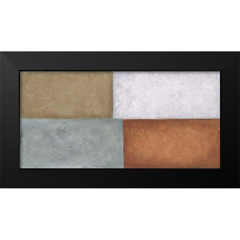 4Tile 2 Black Modern Wood Framed Art Print by Emery, Kristin