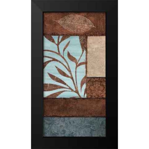 Simple Flow 1 Black Modern Wood Framed Art Print by Emery, Kristin