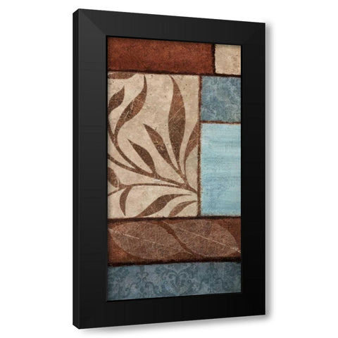 Simple Flow 2 Black Modern Wood Framed Art Print with Double Matting by Emery, Kristin