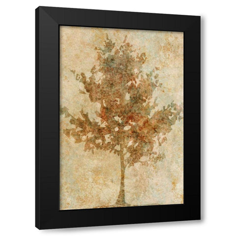 Fall Tree Black Modern Wood Framed Art Print by Emery, Kristin