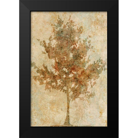 Fall Tree Black Modern Wood Framed Art Print by Emery, Kristin