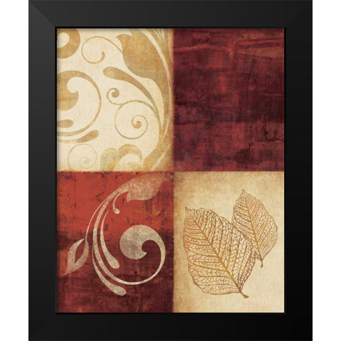 Red DÃ©cor by 4 Black Modern Wood Framed Art Print by Emery, Kristin