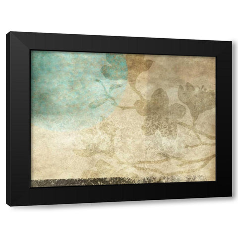 Paradise Moon IV Black Modern Wood Framed Art Print with Double Matting by Emery, Kristin