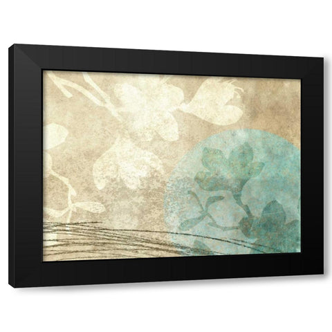 Paradise Moon V Black Modern Wood Framed Art Print with Double Matting by Emery, Kristin