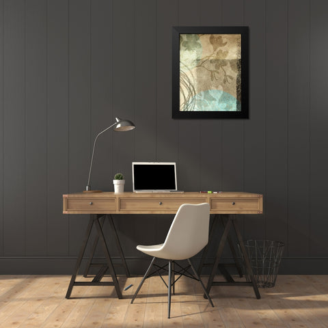Paradise Moon VII Black Modern Wood Framed Art Print by Emery, Kristin