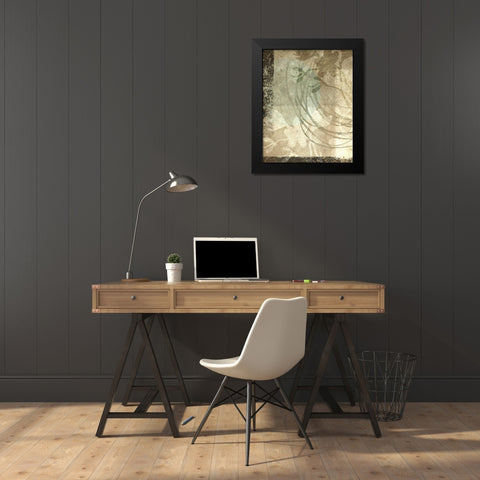 Paradise Moon VIII Black Modern Wood Framed Art Print by Emery, Kristin