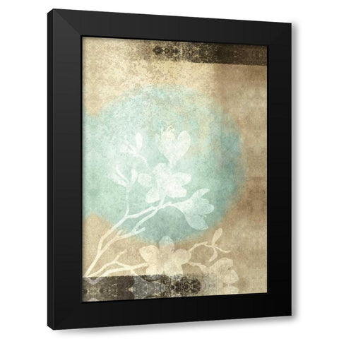 Paradise Moon XV Black Modern Wood Framed Art Print with Double Matting by Emery, Kristin