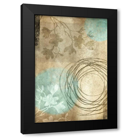 Paradise Moon XV Black Modern Wood Framed Art Print by Emery, Kristin