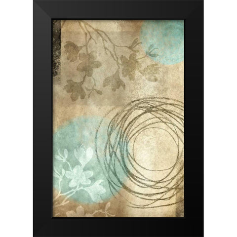 Paradise Moon XV Black Modern Wood Framed Art Print by Emery, Kristin