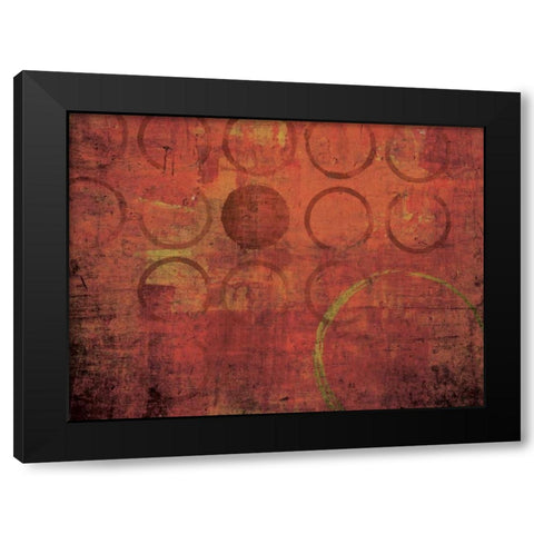 Tiny Bubbles 1 Black Modern Wood Framed Art Print with Double Matting by Emery, Kristin