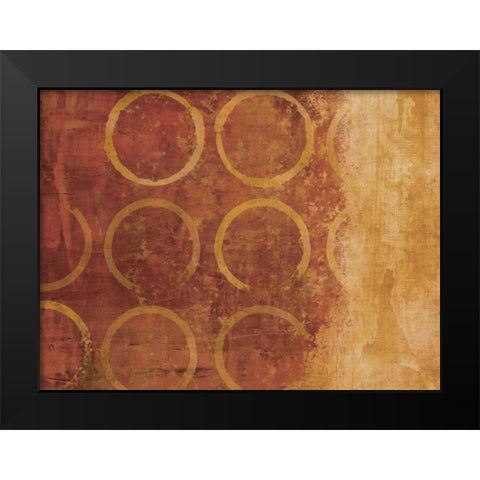 Tiny Bubbles 2 Black Modern Wood Framed Art Print by Emery, Kristin